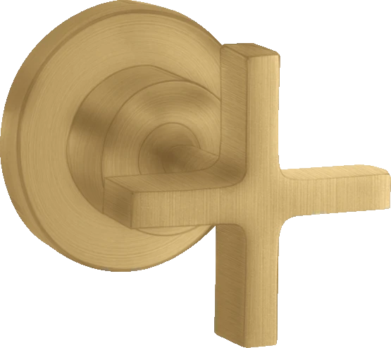 Axor Citterio Shut-off Valves 130 X 110 X 87mm Gold - Brushed