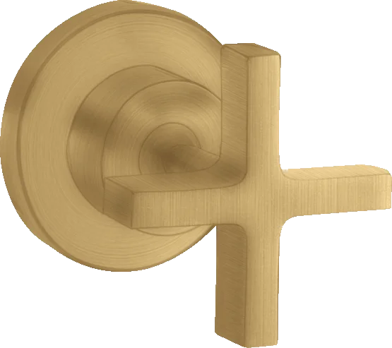 Axor Citterio Shut-off Valves 130 X 110 X 87mm Gold - Brushed