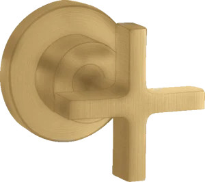 Axor Citterio Shut-off Valves 130 X 110 X 87mm Gold - Brushed
