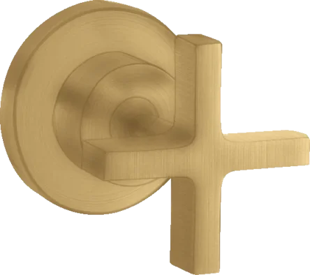 Axor Citterio Shut-off Valves 130 X 110 X 87mm Gold - Brushed product image - Image 1