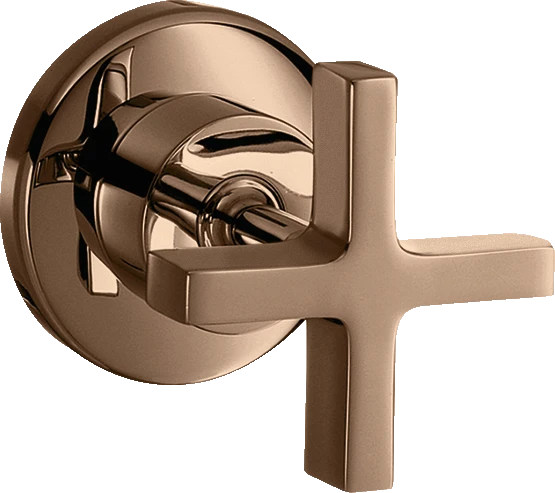 Axor Citterio Shut-off Valves 130 X 110 X 87mm Rose Gold/gold - Polished