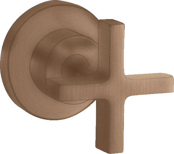 Axor Citterio Shut-off Valves 130 X 110 X 87mm Rose Gold/gold - Brushed