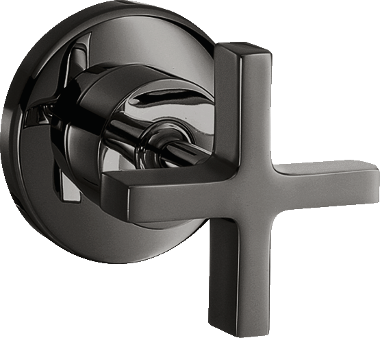 Axor Citterio Shut-off Valves 130 X 110 X 87mm Gunmetal/chrome - Polished