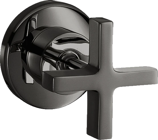 Axor Citterio Shut-off Valves 130 X 110 X 87mm Gunmetal/chrome - Polished