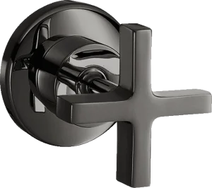 Axor Citterio Shut-off Valves 130 X 110 X 87mm Gunmetal/chrome - Polished