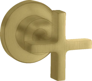 Axor Citterio Shut-off Valves 130 X 110 X 87mm Brass - Brushed