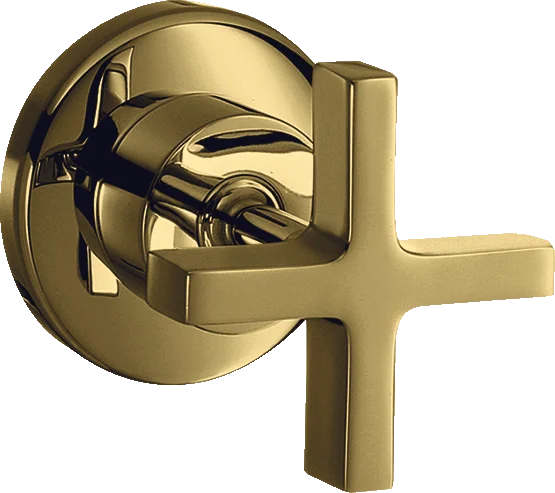 Axor Citterio Shut-off Valves 130 X 110 X 87mm Gold - Polished