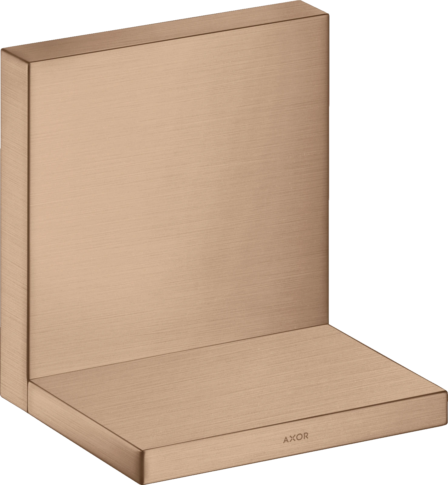 Axor Showersolutions Shelves 300 X 206 X 136mm Rose Gold/gold - Brushed