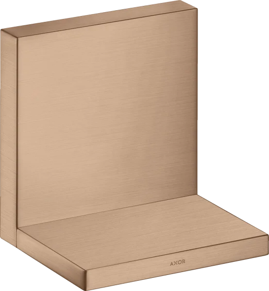 Axor Showersolutions Shelves 300 X 206 X 136mm Rose Gold/gold - Brushed
