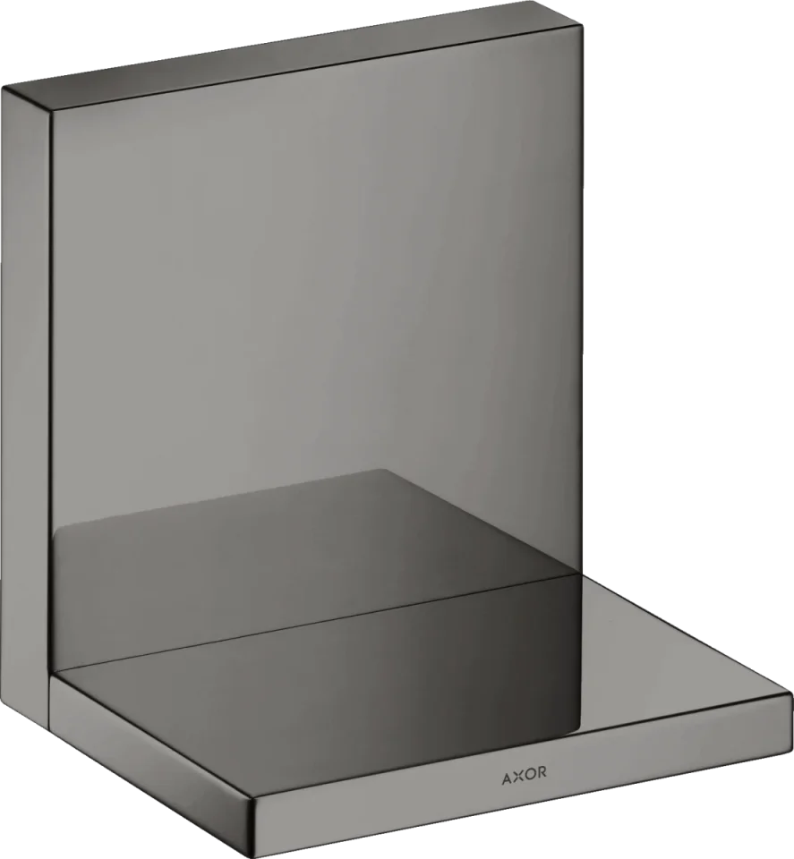 Axor Showersolutions Shelves 300 X 206 X 136mm Gunmetal/chrome - Polished product image - Image 1