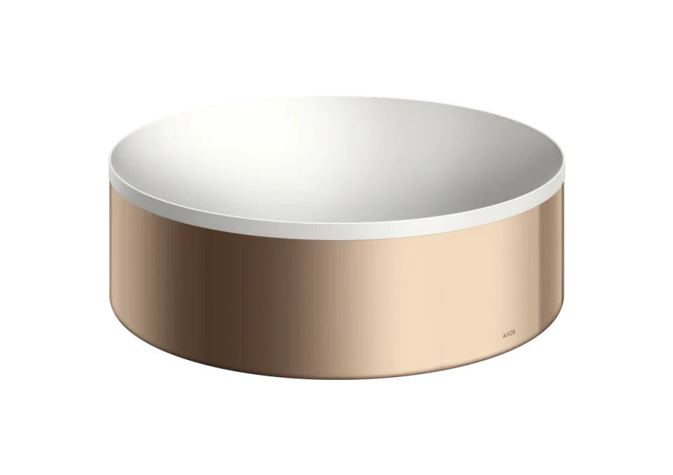 Axor Suite Washbasins 500 X 500 X 307mm Rose Gold/gold - Polished product image - Image 1