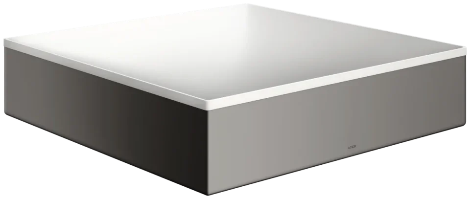 Axor Suite Washbasins 500 X 500 X 307mm Gunmetal/chrome - Polished product image - Image 1