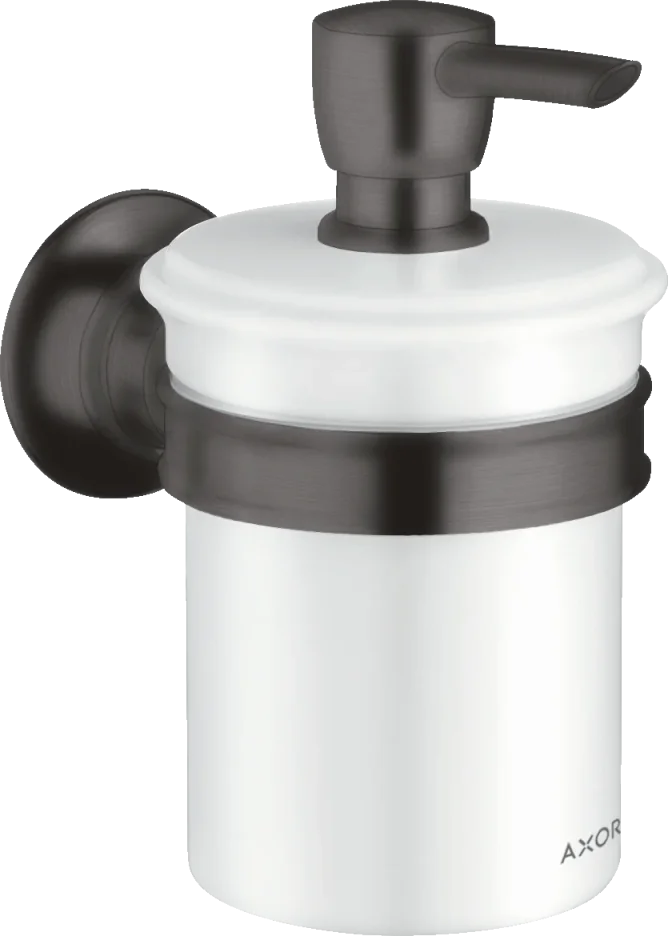 Axor Montreux Lotion Dispenser 260 X 167 X 102mm Gunmetal/chrome - Brushed product image - Image 1