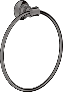 Axor Montreux Towel Ring 230 X 240 X 62mm Gunmetal/chrome - Polished
