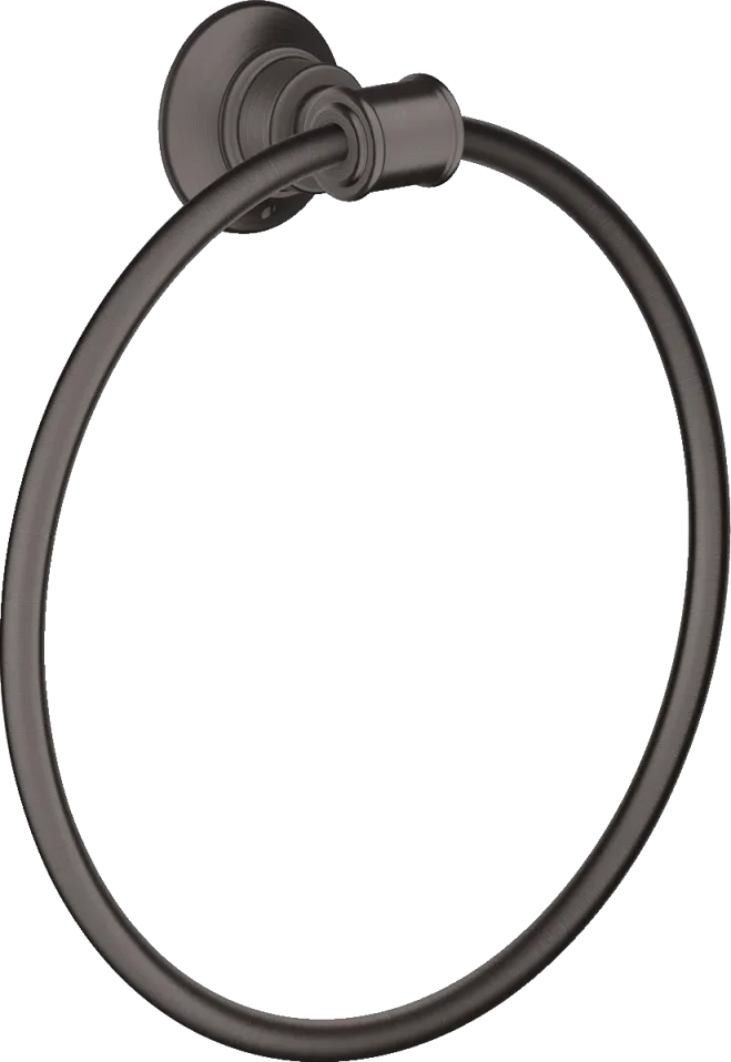 Axor Montreux Towel Ring 230 X 240 X 62mm Gunmetal/chrome - Brushed product image - Image 2