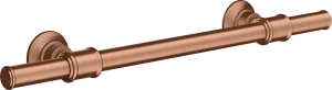 Axor Montreux Grab Rails 638 X 102 X 60mm Rose Gold/gold - Brushed