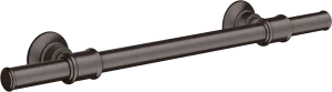 Axor Montreux Grab Rails 625 X 93 X 57mm Gunmetal/chrome - Brushed