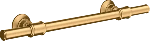 Axor Montreux Grab Rails 625 X 93 X 57mm Brass - Brushed