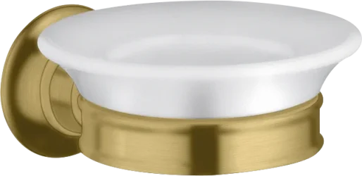 Axor Montreux Soap Dishes /-basket 180 X 165 X 73mm Gold - Brushed product image - Image 1