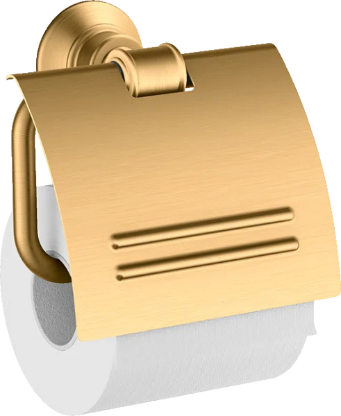 Axor Montreux Toilet Roll Holders 180 X 150 X 80mm Brass - Brushed