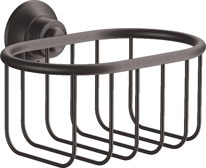 Axor Montreux Soap Dishes /-basket 260 X 167 X 102mm Gunmetal/chrome - Brushed