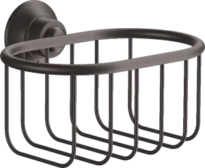 Axor Montreux Soap Dishes /-basket 260 X 167 X 102mm Gunmetal/chrome - Brushed