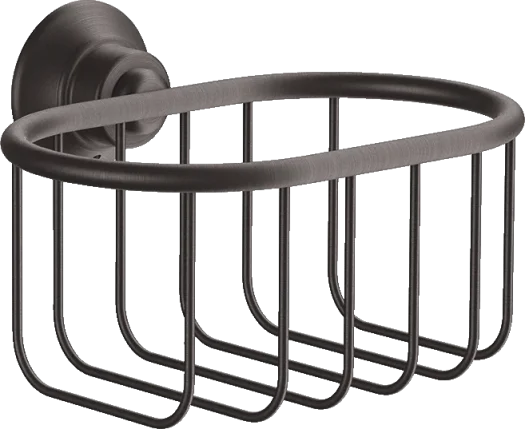 Axor Montreux Soap Dishes /-basket 260 X 167 X 102mm Gunmetal/chrome - Brushed product image - Image 1