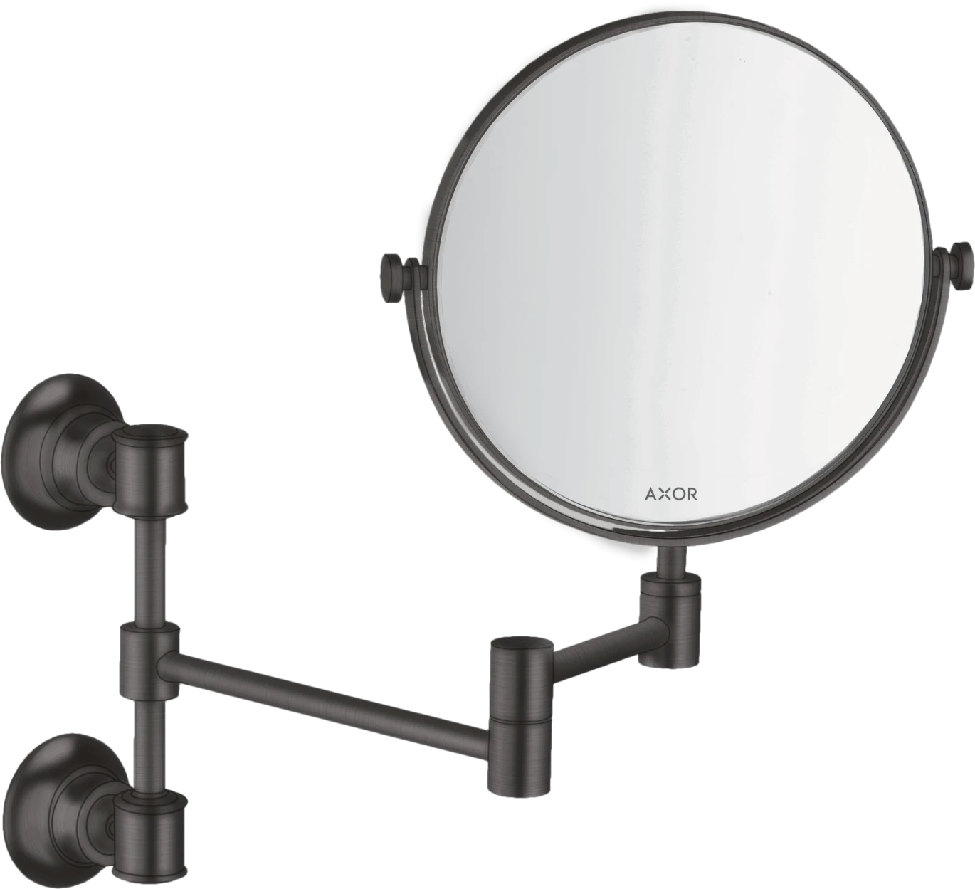 Axor Montreux Mirrors 400 X 230 X 105mm Gunmetal/chrome - Brushed