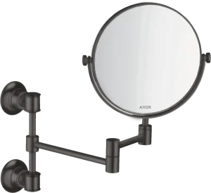 Axor Montreux Mirrors 400 X 230 X 105mm Gunmetal/chrome - Brushed