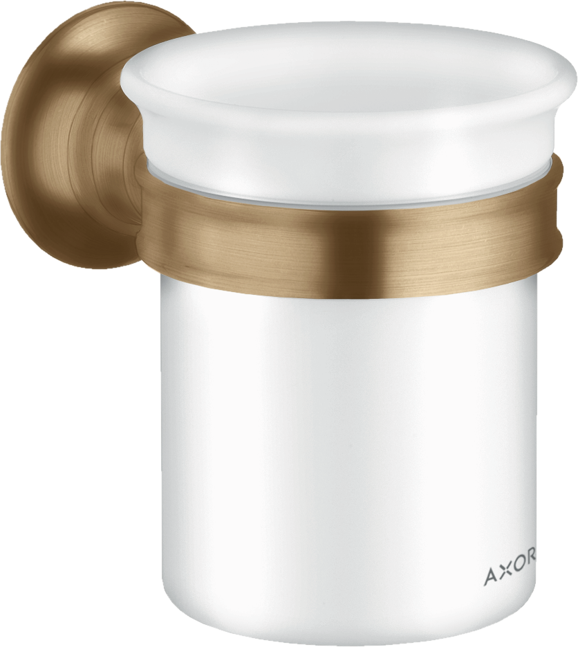 Axor Montreux Tooth Brush Tumbler 180 X 150 X 80mm Bronze - Brushed product image - Image 2
