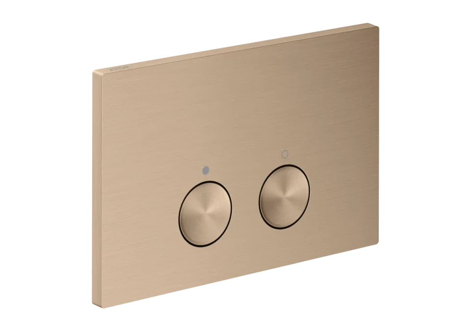 Axor Flushplate Flush Plates 370 X 225 X 100mm Rose Gold/gold - Brushed product image - Image 1