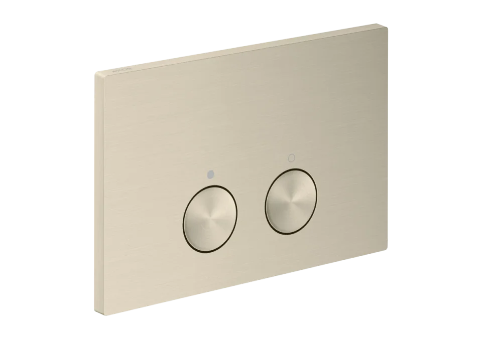 Axor Flushplate Flush Plates 370 X 225 X 100mm Nickel - Brushed product image - Image 1