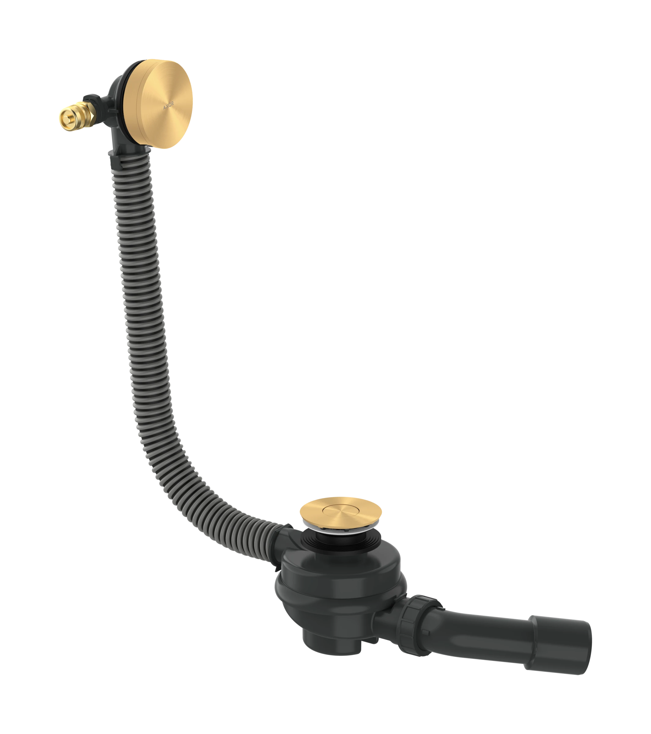 Axor Exafill Complete Set Basic Body And Finish Set With Bath Filler 501 X 263 X 128mm Gold - Brushed
