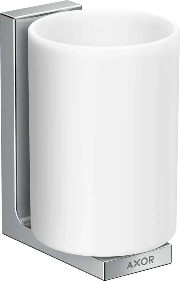 Axor Universal Rectangular Tooth Brush Tumbler 261 X 168 X 105mm Chrome product image - Image 1
