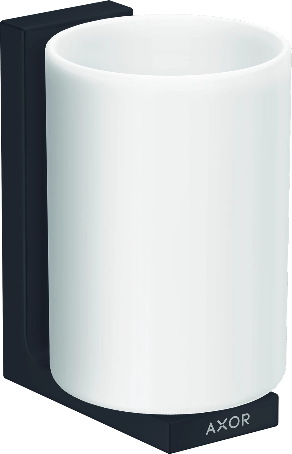 Axor Universal Rectangular Tooth Brush Tumbler 258 X 167 X 104mm Black - Matt