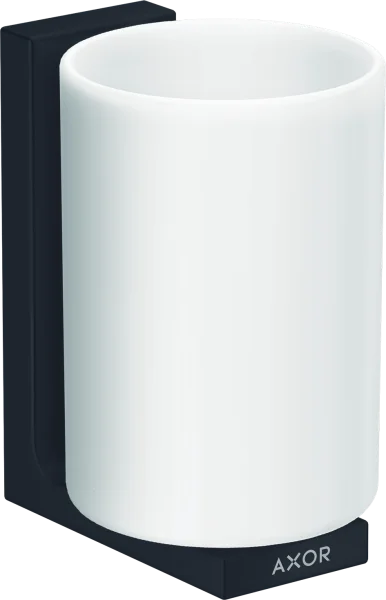 Axor Universal Rectangular Tooth Brush Tumbler 258 X 167 X 104mm Black - Matt