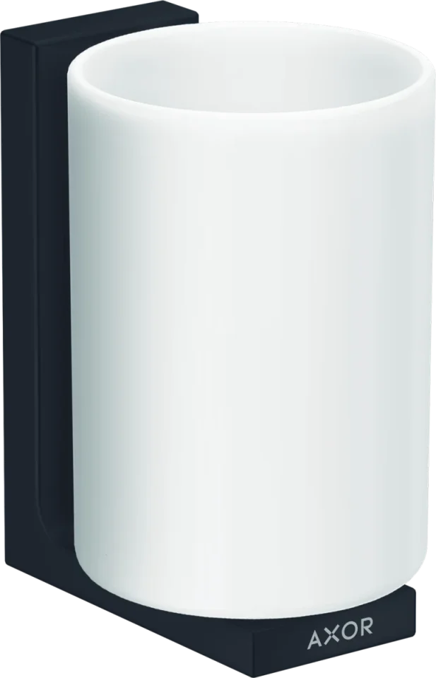 Axor Universal Rectangular Tooth Brush Tumbler 258 X 167 X 104mm Black - Matt product image - Image 1