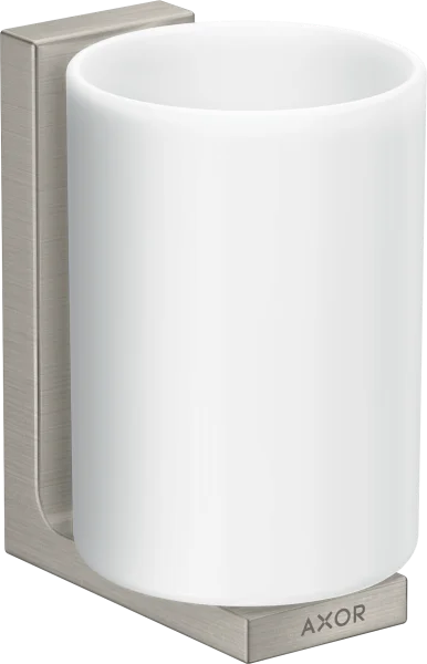 Axor Universal Rectangular Tooth Brush Tumbler 256 X 163 X 102mm Stainless Steel