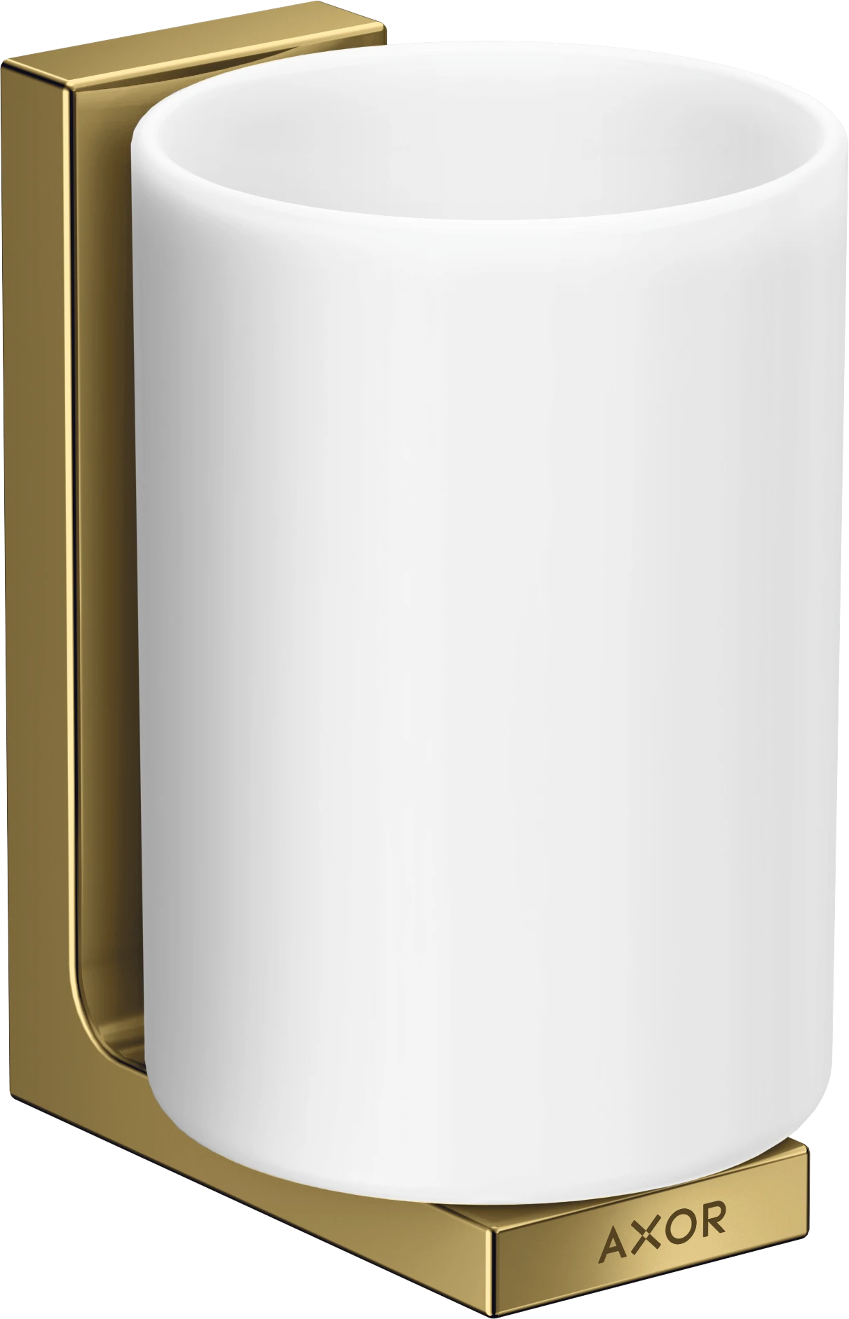 Axor Universal Rectangular Tooth Brush Tumbler 256 X 163 X 102mm Gold - Polished