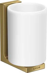 Axor Universal Rectangular Tooth Brush Tumbler 256 X 163 X 102mm Gold - Polished
