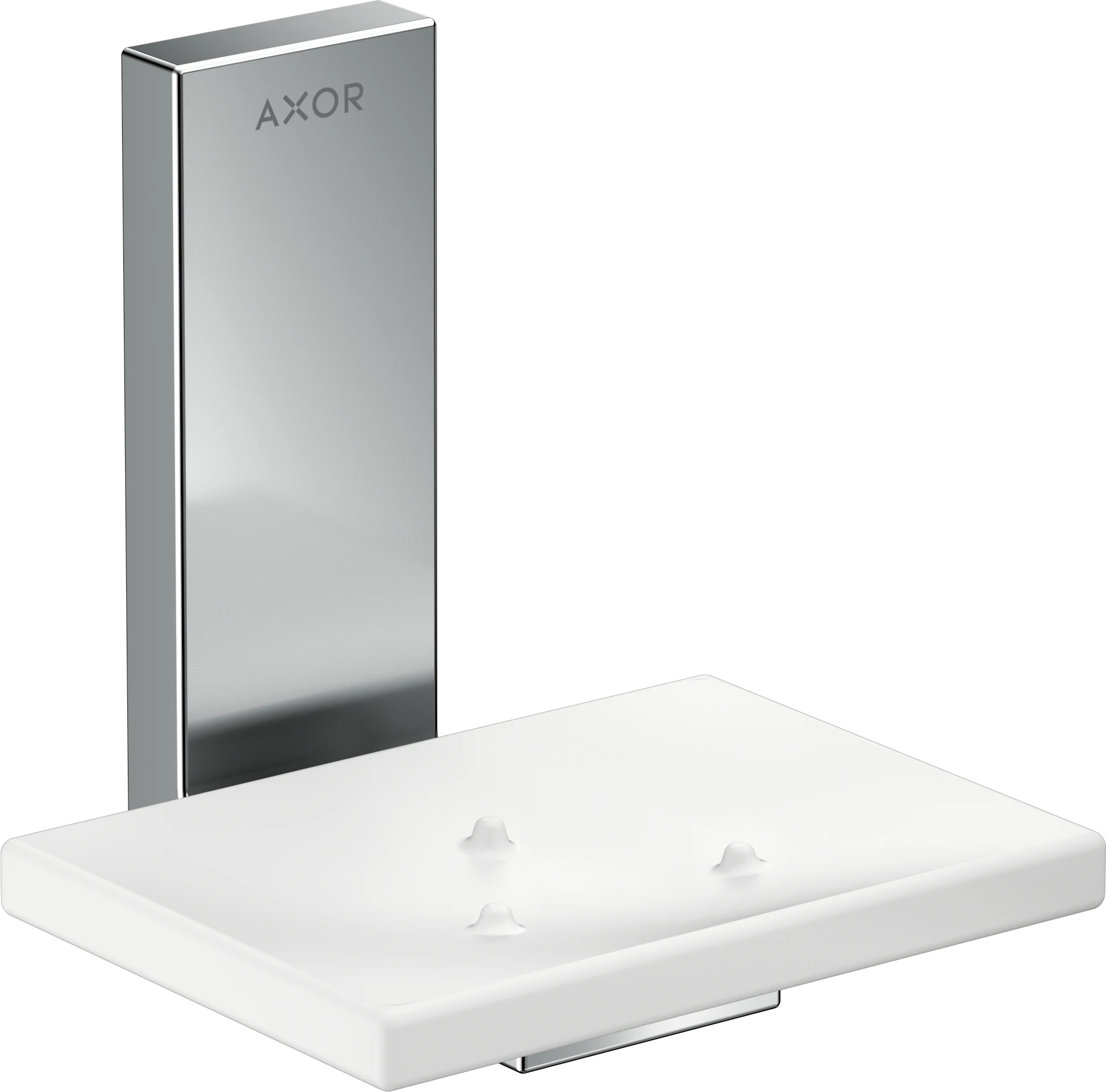 Axor Universal Rectangular Soap Dishes /-basket 130 X 110 X 90mm Chrome