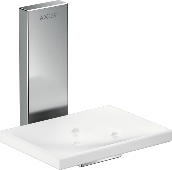 Axor Universal Rectangular Soap Dishes /-basket 130 X 110 X 90mm Chrome