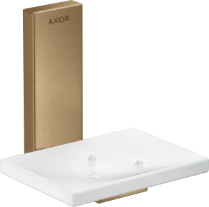 Axor Universal Rectangular Soap Dishes /-basket 135 X 110 X 90mm Bronze - Brushed