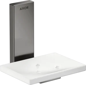 Axor Universal Rectangular Soap Dishes /-basket 135 X 110 X 90mm Gunmetal/chrome - Polished