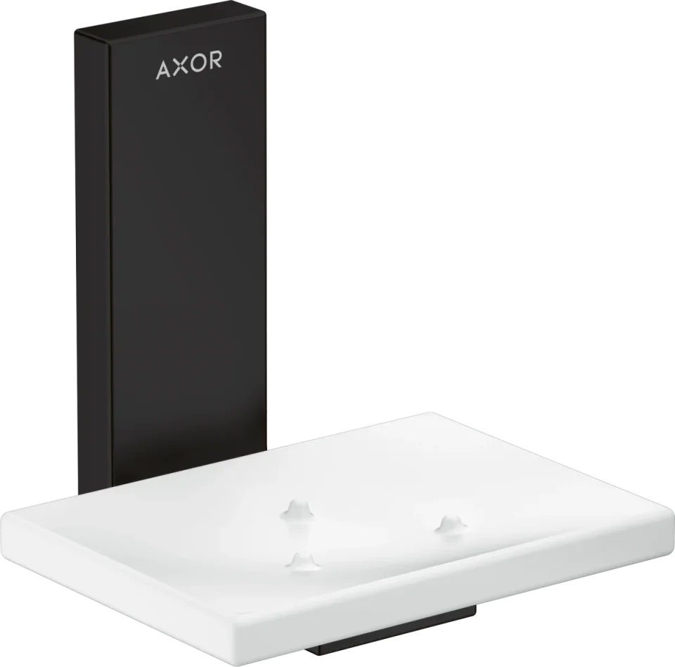 Axor Universal Rectangular Soap Dishes /-basket 135 X 110 X 90mm Black - Matt product image - Image 1