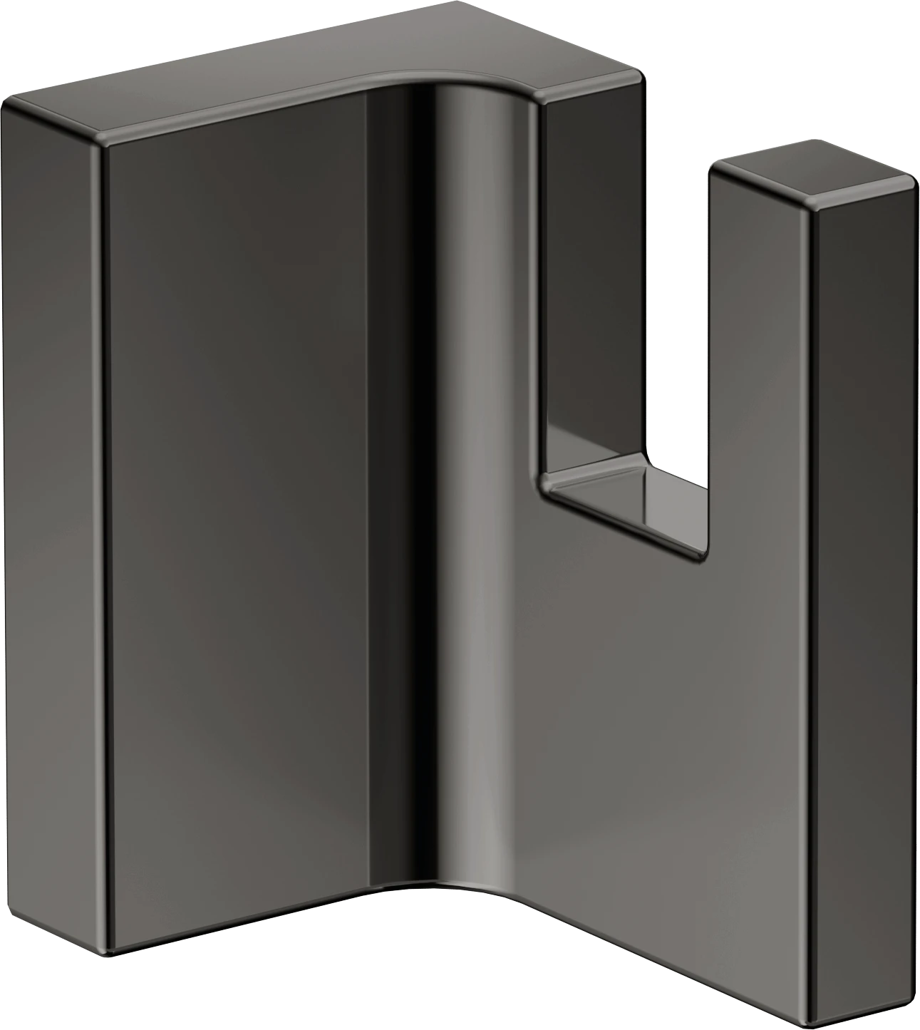 Axor Universal Rectangular Hooks 130 X 112 X 86mm Gunmetal/chrome - Polished