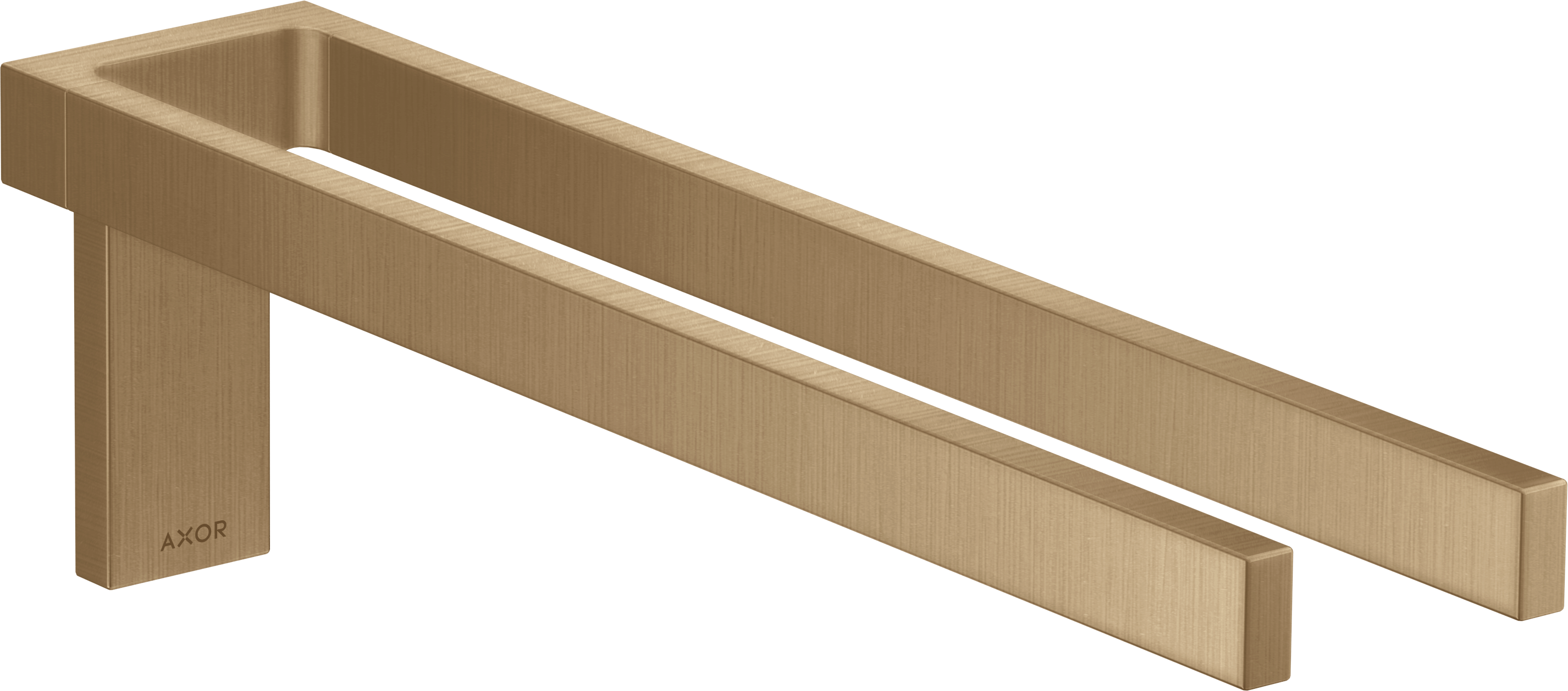Axor Universal Rectangular Towel Holder 460 X 245 X 105mm Bronze - Brushed