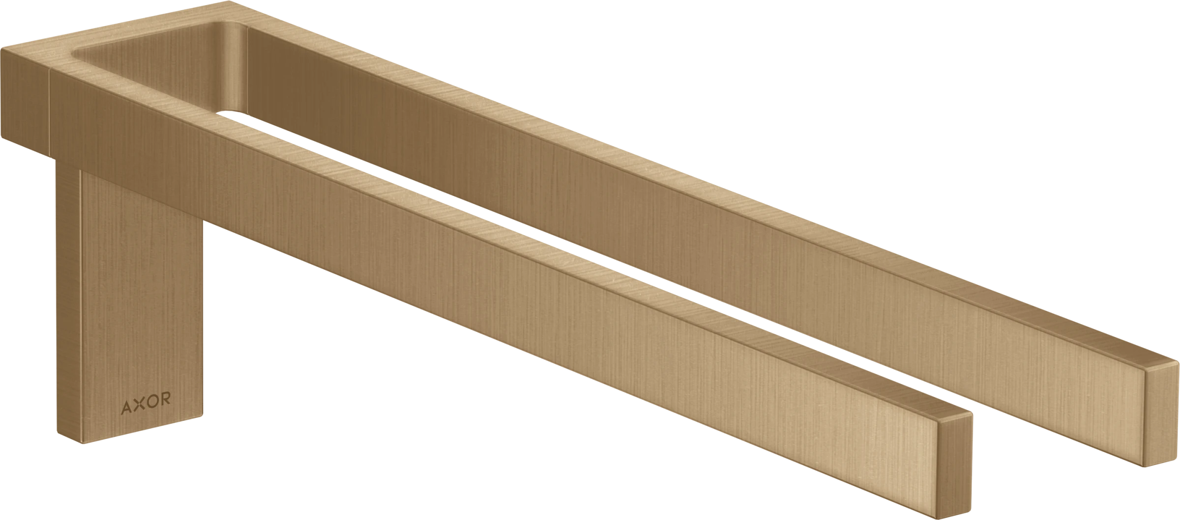 Axor Universal Rectangular Towel Holder 460 X 245 X 105mm Bronze - Brushed