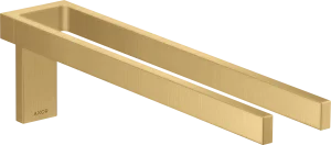 Axor Universal Rectangular Towel Holder 460 X 245 X 105mm Gold - Brushed