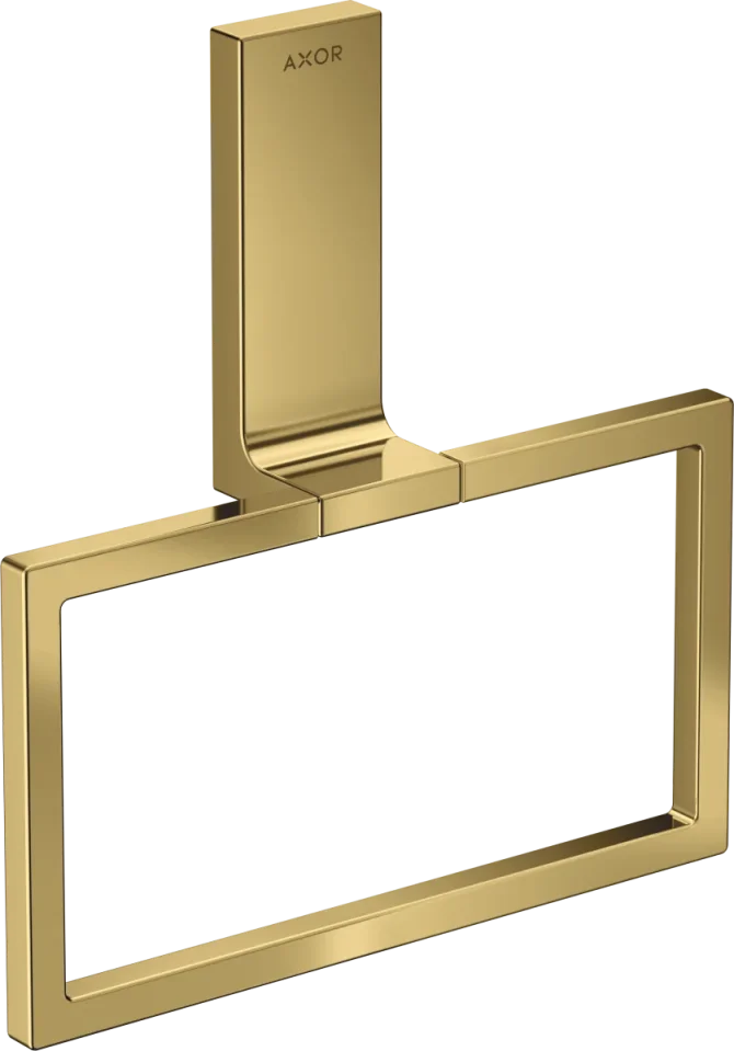 Axor Universal Rectangular Towel Ring 285 X 157 X 82mm Gold - Polished product image - Image 1